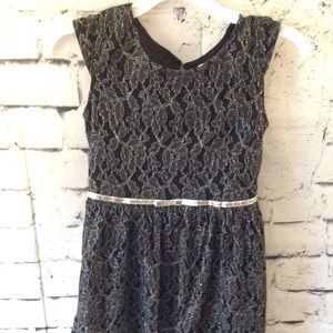 Xhilaration black lace dress.
